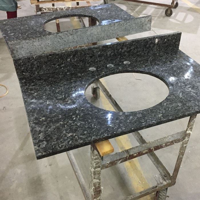gray marble vanity top